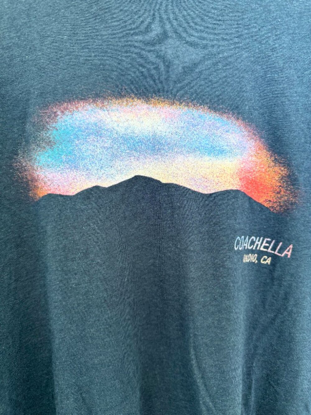 Official Coachella 2018 Music Festival Lineup T-Shirt Dark Heather Navy Men's La